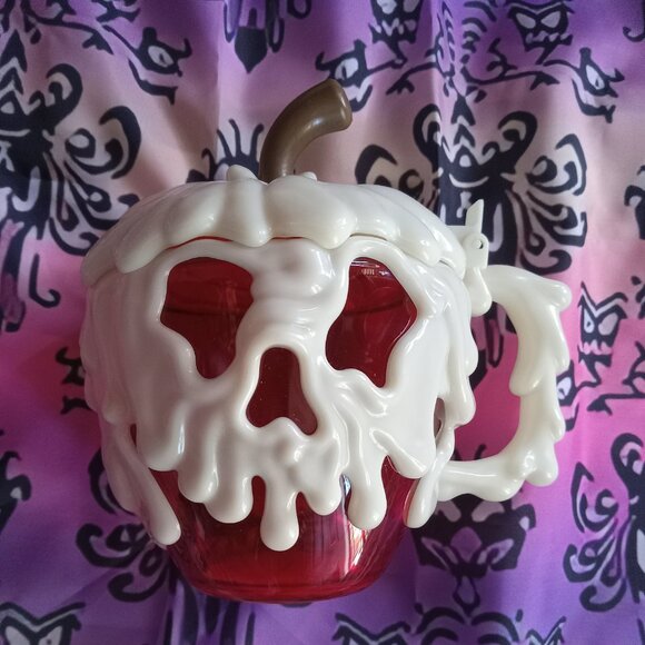 Disney Parks Snow White Red Poison Apple Plastic Mug - Picture 5 of 9